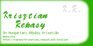 krisztian repasy business card
