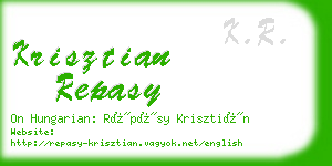 krisztian repasy business card